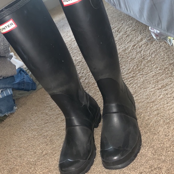 Black Hunter Boots - Picture 3 of 4